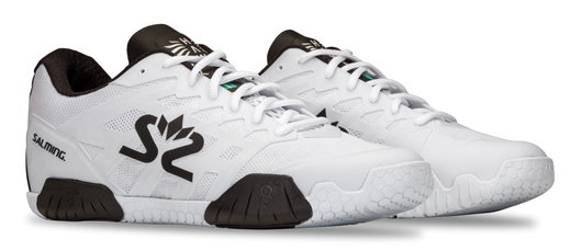 Salming Hallen-Indoorschuhe Hawk 2 weiss/schwarz Herren